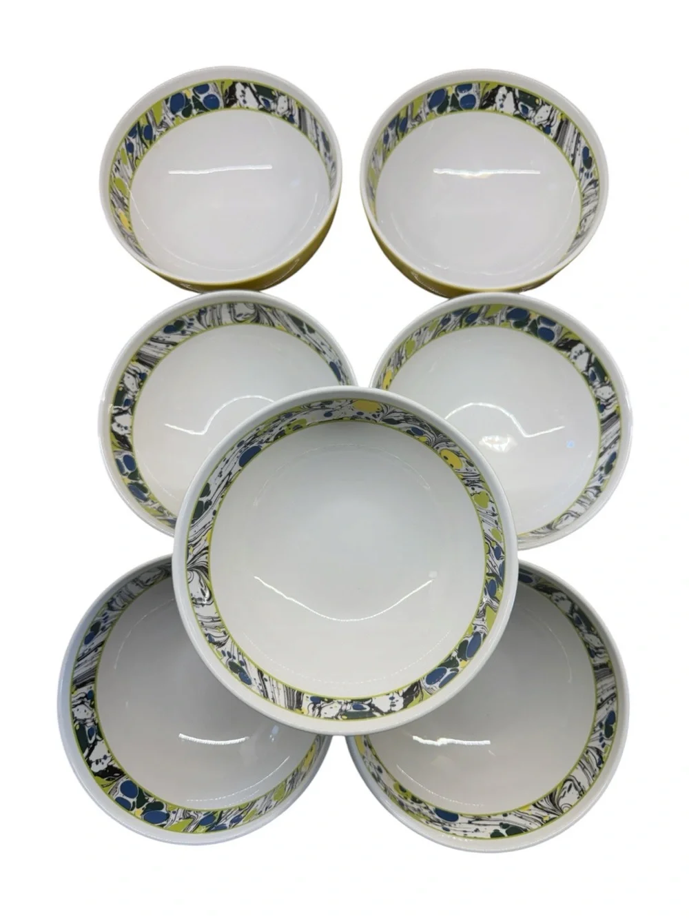 Portmeirion Novella Limelight Cereal Bowls Set of 7
